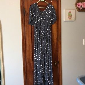Maternity maxi dress